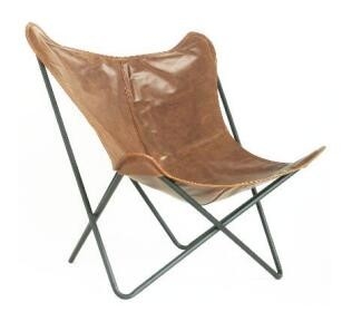 No Folding Modern Bedroom Chairs , Fabric Butterfly Contemporary Accent Chairs