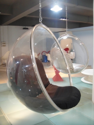 Hanging Modern Acrylic Bubble Chair With Different Sizes And Colors