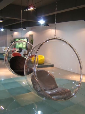 Hanging Modern Acrylic Bubble Chair With Different Sizes And Colors