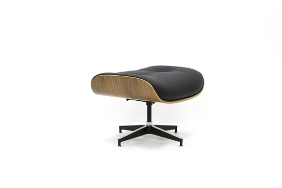 Classic Walnut Plywood Replica Dining Chairs And Ottoman For Home
