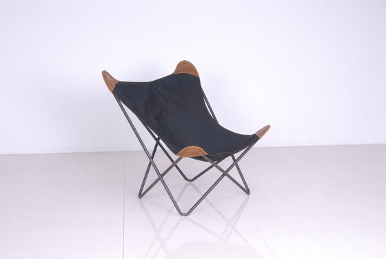 No Folding Modern Bedroom Chairs , Fabric Butterfly Contemporary Accent Chairs