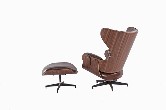 New Design Modern European Furniture Palisander Color Eames Hotel Lounge Chair
