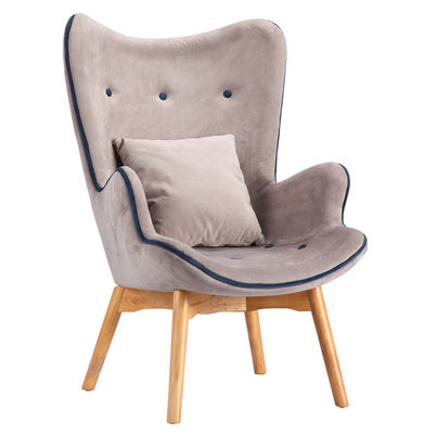 椅子を食事する現代居間のレプリカは足台で複数の密度の泡をカバーしました